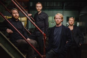Portraits of the Icelandic band Árstí?ir taken on-location at Toppstö?in power station in Reykjavík, Iceland. March 26, 2014.