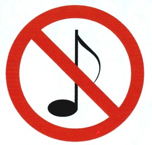 no music